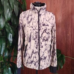 Lululemon Forme Jacket In Great Granite Black & Mojave Tan Size 6